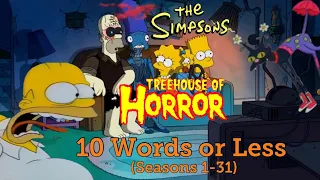 Every Simpsons TreeHouse of Horror Episode Reviewed in 10 Words Or Less