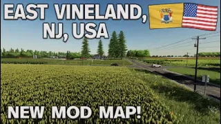 “EAST VINELAND, NJ USA” FS22 MAP TOUR! NEW MOD MAP | Farming Simulator 22 (Review) PS5.