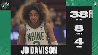 JD Davison EXPLODES For Career-High 38 PTS & 8 AST vs. Swarm