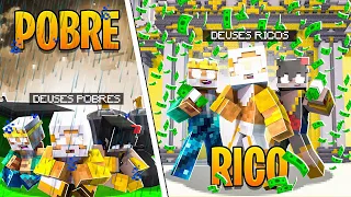 RICO VS POBRE DOS DEUSES GREGOS no Minecraft!