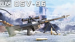 How does OSV-96 anti-materiel rifle work?