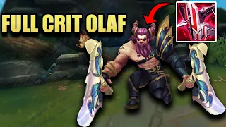 Olaf top but You can Win EVERY MATCHUP when you Build FULL Crit !! ( FULL CRIT OLAF TOP )