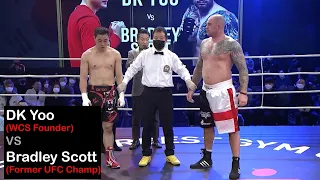 DK Yoo Vs Bradley Scott Full Fight - Martial Artist's Reaction/ DK Yoo Can Fight?