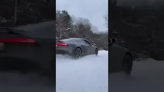 Audi Rs 7 in snow