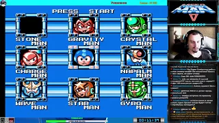 Rockman 5 | Mega Man 5 прохождение 100%| Игра на (Dendy, Nes, Famicom, 8 bit) Capcom 1992 Стрим RUS