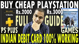 Buy Cheap PlayStation Games & PS Plus From PSN Turkey Store by Indian Card with Proof (Full Guide)