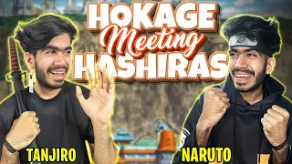 Hokage Meeting Hashiras 😂 | Naruto X Demon Slayer Part - 1