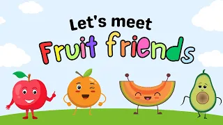 FRUITS We eat: KIDS educational videos kindergarten, 1st grade English Reading: Vocabulary / Reading