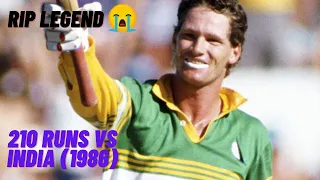 Dean jones 210 Chennai test highlights  (1986) - Highest Australian test score in India 🔥