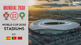 🇪🇸🇵🇹🇲🇦 World Cup 2030 Stadiums: Spain–Portugal-Morocco bid