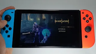 Blades of Time Nintendo Switch handheld gameplay