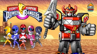 Power Rangers [SNES] Gameplay até zerar!