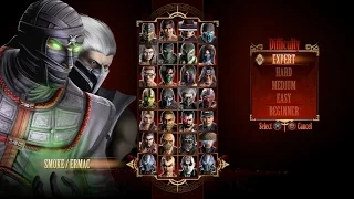 Mortal Kombat 9 - Expert Tag Ladder (Smoke & Ermac/3 Rounds/No Losses)