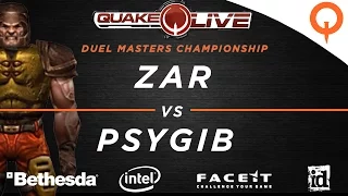 Zar vs Psygib - Bloodrun / Hektik / Furious Heights / Sinister / Battleforged (QuakeCon 2016)