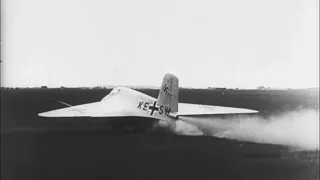 Messerschmitt Me 163 V1 first prototype rocket interceptor shows off its impressive climb rate