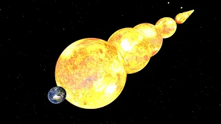 How Many Suns Can Fit Between The Earth and The Sun? | Planet Size Comparison