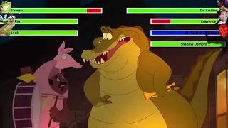 The Princess and the Frog Final Battle with healthbars (1/2)