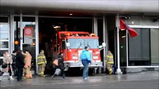 MONTREAL FIRE TRUCK 2080 RESPONDING - STATION 20