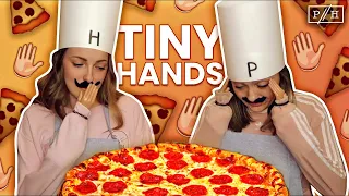 MAKING A PIZZA WITH TINY HANDS