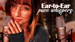 ASMR | Ear-to-Ear Pure Whispers to Sleep💖 "Shh, it's okay", "I love you" & Comforting Affirmations