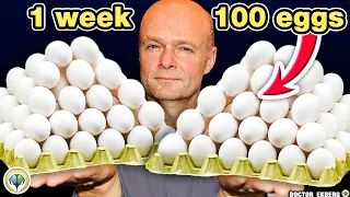 Ich habe 100 Eier in 7 Tagen gegessen: Folgendes ist mit meinem CHOLESTEROL passiert