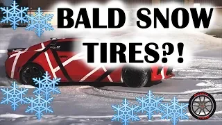 Do BALD snow tires still help in the winter?!