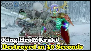 Destroy Berserker King Hrólf Kraki in 30 Seconds God of War Ragnarök Best Build Guide