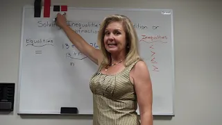 Solving Inequalities Using Addition or Subtraction - Lesson 3-4