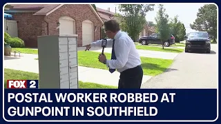 Postal worker robbed at gunpoint at Southfield apartment