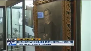 Major rennovations at the St. John Neuman Shrine