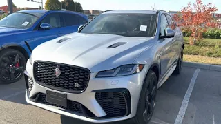 2023 JAGUAR F-PACE SVR 550HP REVIEW