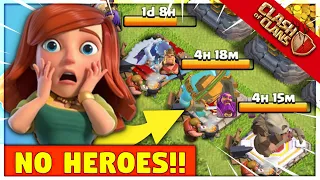 Th11 No Heroes Attack Strategy |  Th11 Attack Strategy without Heroes in 2022 (Clash of Clans)