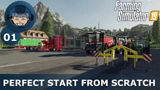 PERFECT START FROM SCRATCH - Farming Simulator 19: Ep. #1 - Starting Guide