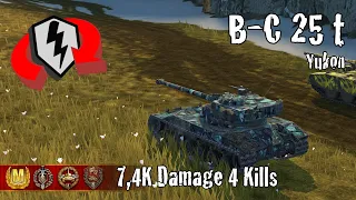 Bat.-Châtillon 25 t  |  7,4K Damage 4 Kills  |  WoT Blitz Replays