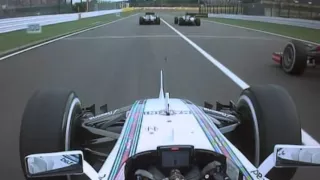 F1 2015 Japan Suzuka - Valteri Bottas Start Onboard