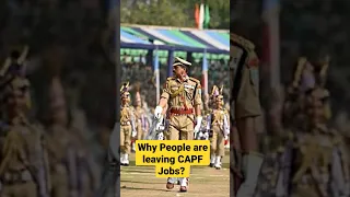 Why Indians are leaving CAPF jobs? Suicide Rate in CAPF| #capf