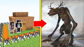 Ma Thú Tấn Công Nhà Được Bảo Vệ Bởi bqThanh và Ốc Trong Minecraft