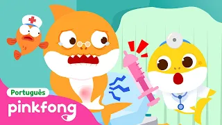 Tubarão-martelo e a Família Tubarão | no Hospital 🏥 | Pinkfong, Bebê Tubarão! Canções para Crianças