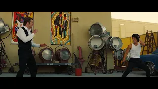 Brad Pitt Beating Bruce Lee's Ass