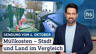 Müllkosten – Stadt und Land im Vergleich | hessenschau vom 04.10.2023