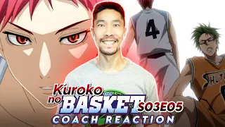 Coach Reacts to Kuroko No Basket S3 E5: Akashi's Emperor's Eye