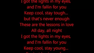 Lessons in Love - Neon Trees Feat. Kaskade (Lyrics on screen)