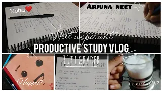 *FIRST DAY OF ARJUNA NEET*🔥❤️ Productive vlog of an 11th grader, experience,study,health and more!