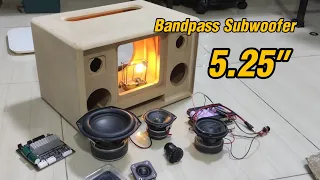 EP1 เตรียมอุปกรณ์ Diy สำหรับตู้ลำโพงแบนพาส 5.25 นิ้ว แอมป์ TB22P 200watt