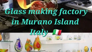 MURANO ISLAND GLASS FACTORY TOUR || VENICE ITALY