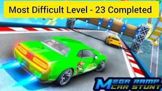 Mega Ramp Cars Stunt Part#23 || Android Gameplay Version || iOS Gameplay Version ||#gaming #cargames