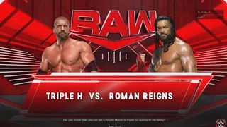 FULL MATCH - Triple H Vs Roman Reings l WWE WrestleMania 2K23 #wwe