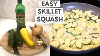 Easy Skillet Zucchini and Yellow Squash