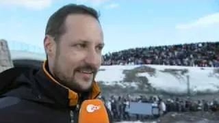 Crown Prince Haakon on the new sports arena Holmenkollen