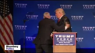 Trump Rushed Off Stage by Secret Service in Nevada